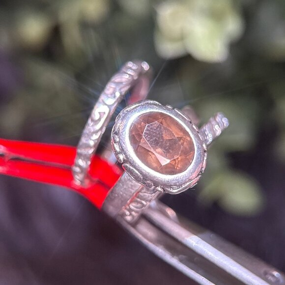 Silpada Smoky Topaz Ring Set - Picture 6 of 11